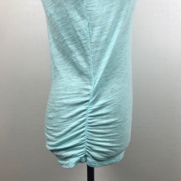 Lucy Turquoise Long Sleeve Cowl Neck Top XS - Picture 5 of 9